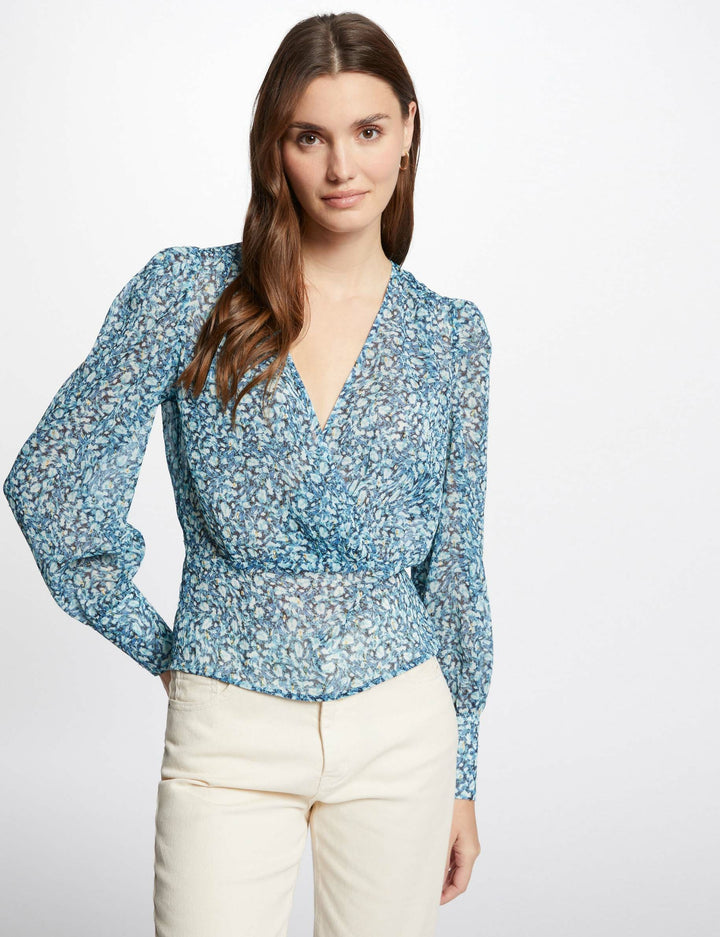 Blouse imprimé abstrait