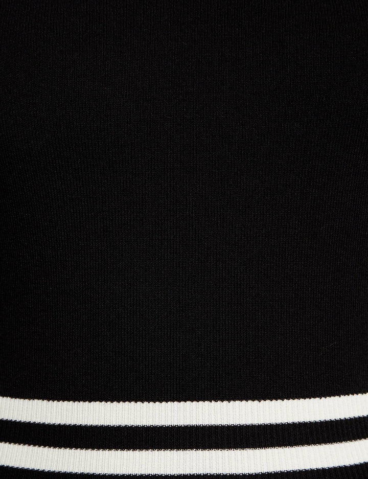 Robe pull ajustée avec boutons