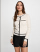 Pull col rond manches longues
