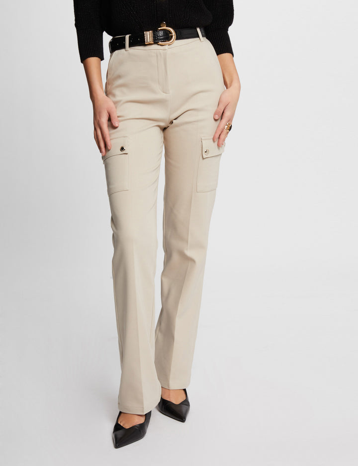 Pantalon ajusté cargo