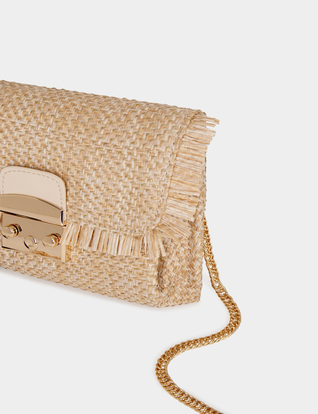 Sac tressé à  franges