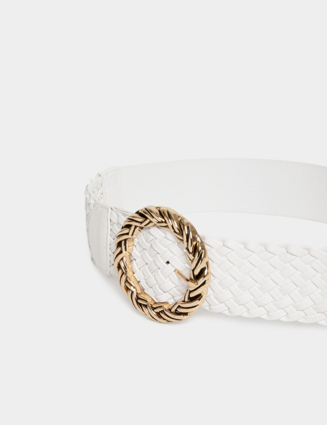 Ceinture élastiquée tressée