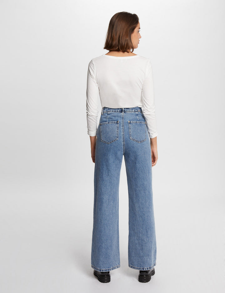 T-shirt manches 3/4 brodé