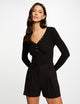 Pull manches longues avec boutons