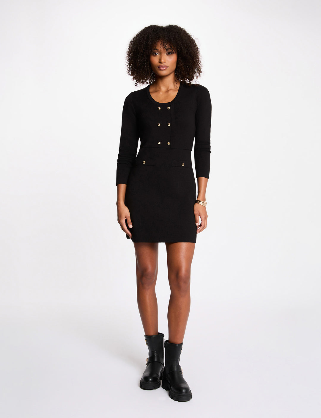 Robe courte trapèze
