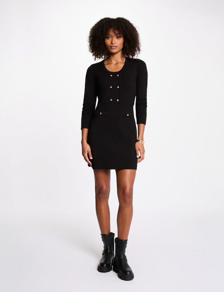 Robe courte trapèze