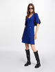Robe tricot courte trapèze