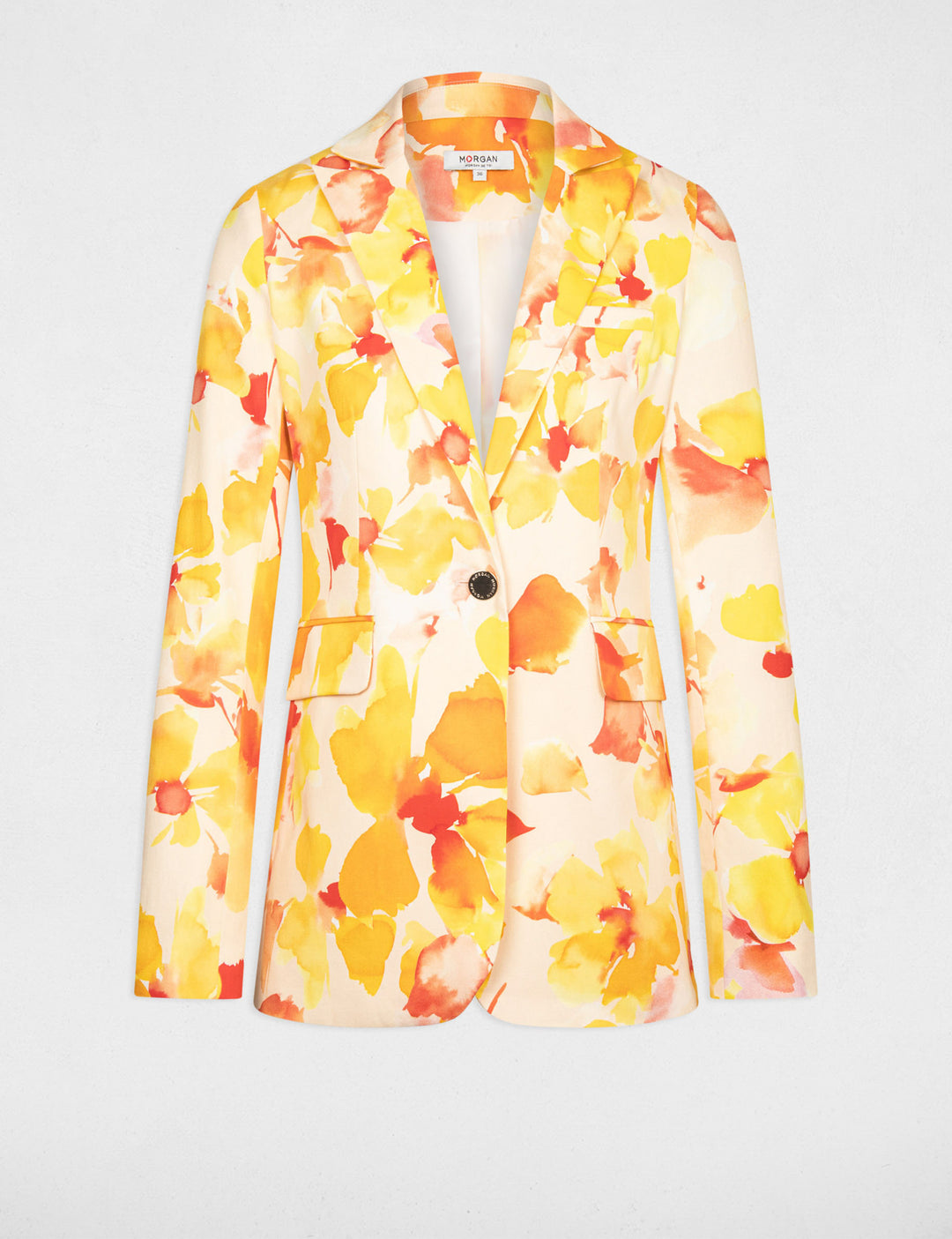 Veste cintrée imprimée