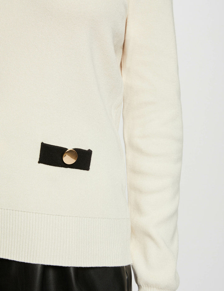 Pull manches longues col en V