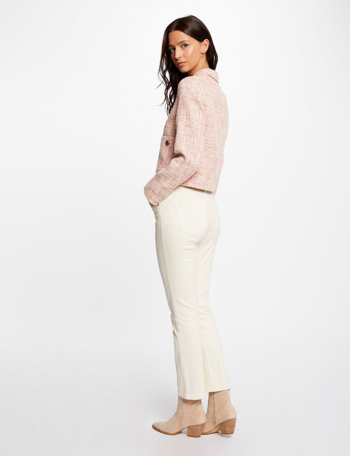 Veste droite zippée