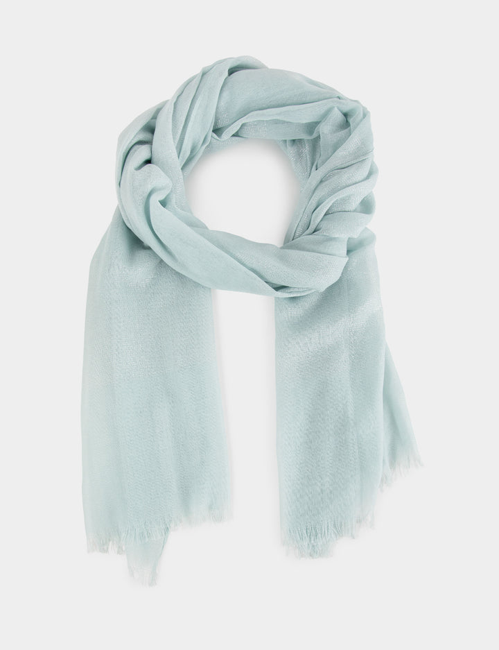 Foulard avec détails fils métallisés