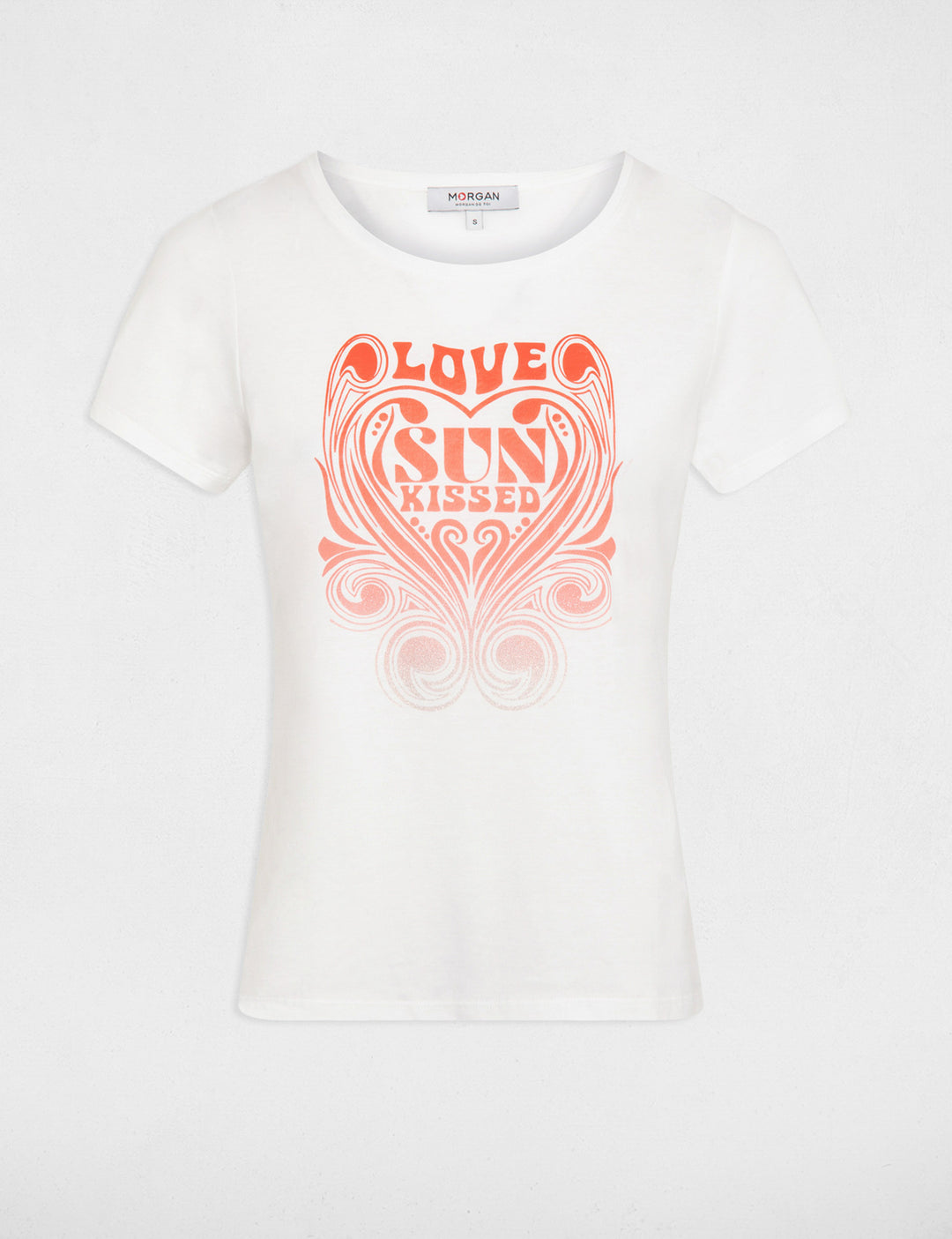 T-shirt à  inscription