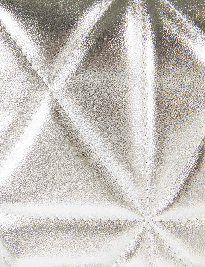 Sac métallisé et matelassé