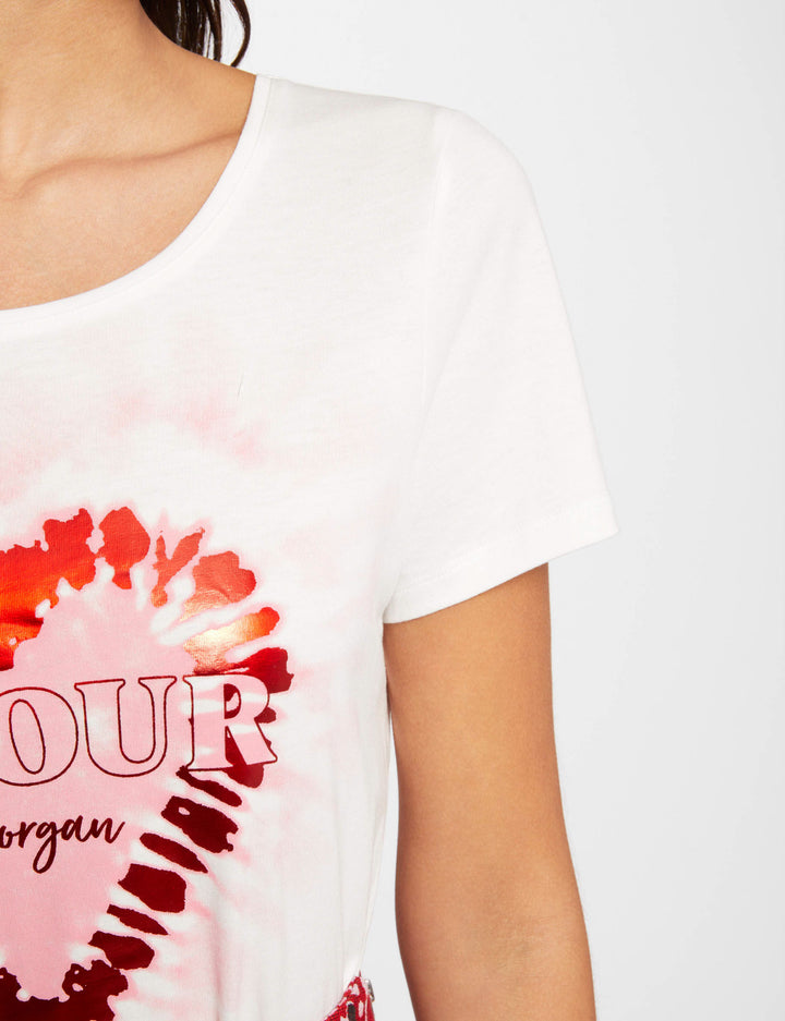 T-shirt à  inscription