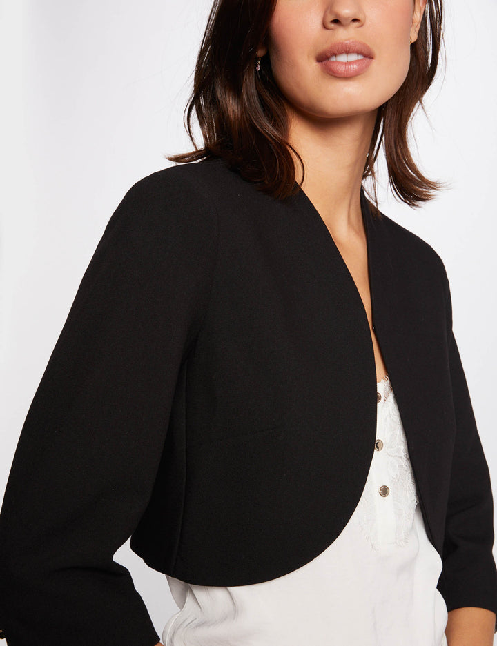 Veste droite manches 3/4