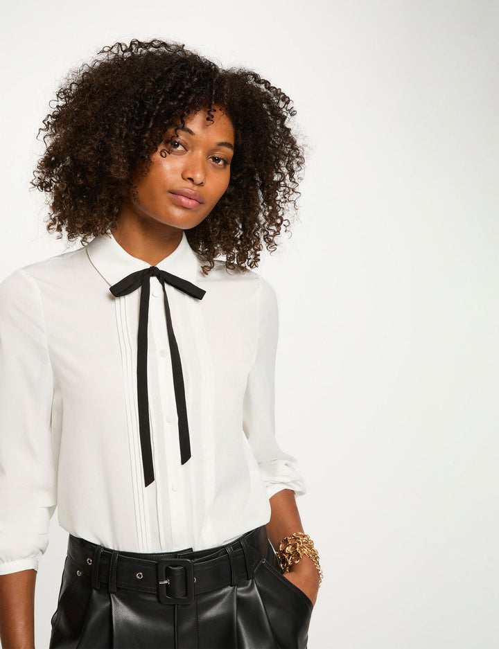 Chemise fluide col claudine