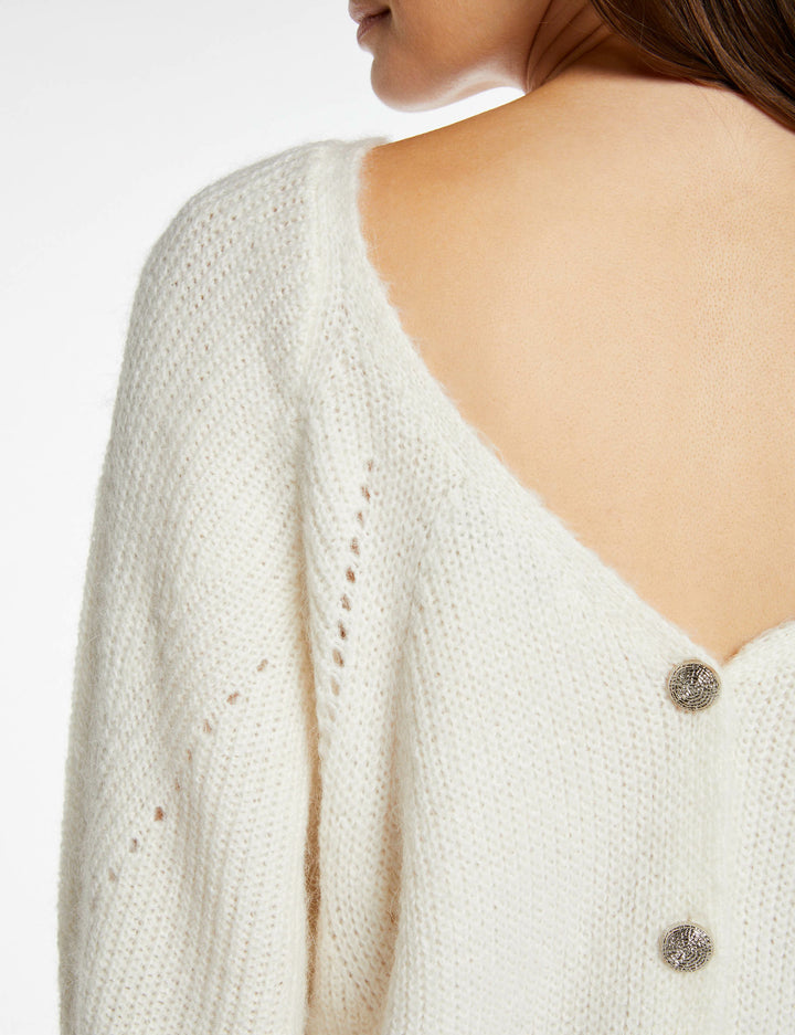 Gilet manches longues boutonné