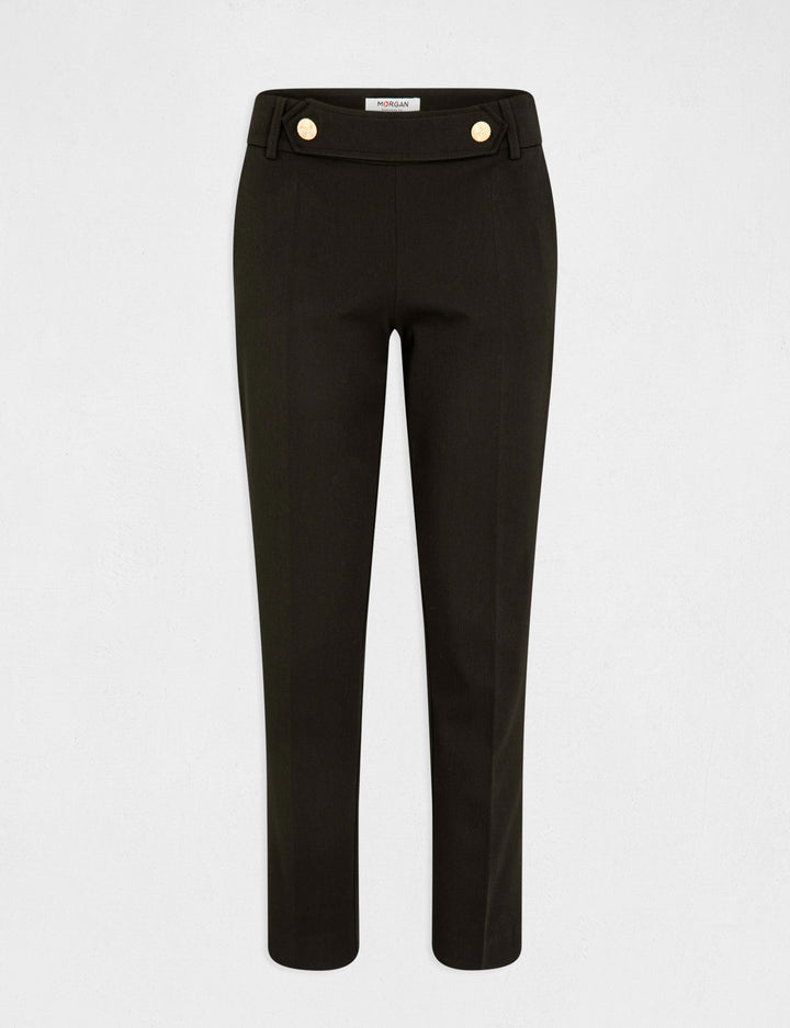 Pantalon tailleur ajusté 7/8ème