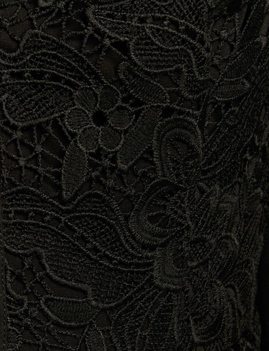 Robe courte droite dentelle