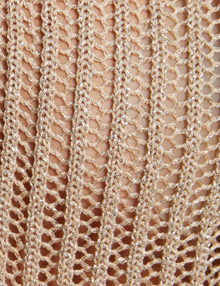 Gilet manches longues ajouré