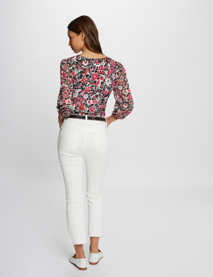 T-shirt manches 3/4 imprimé