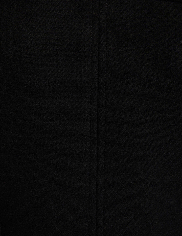 Manteau droit boutonné