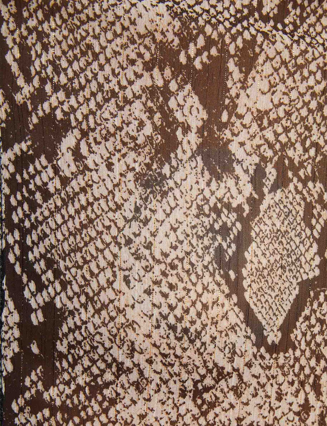 Chemise manches longues imprimé python