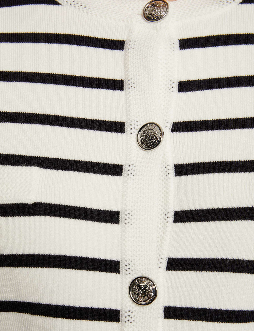 Gilet manches longues rayures