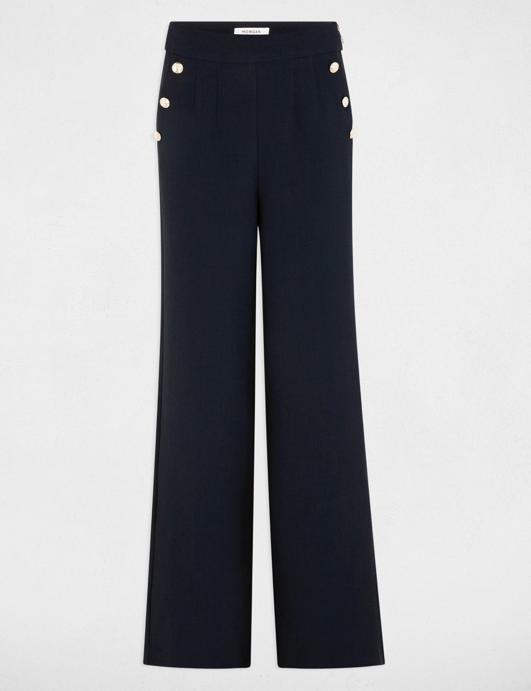 Pantalon large à  boutons