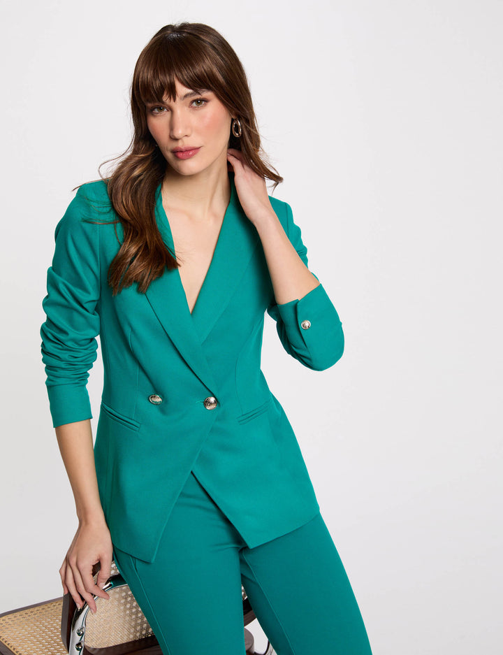 Blazer cintré boutonné