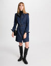 Robe ajustée boutonnée en jean