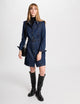 Robe ajustée boutonnée en jean