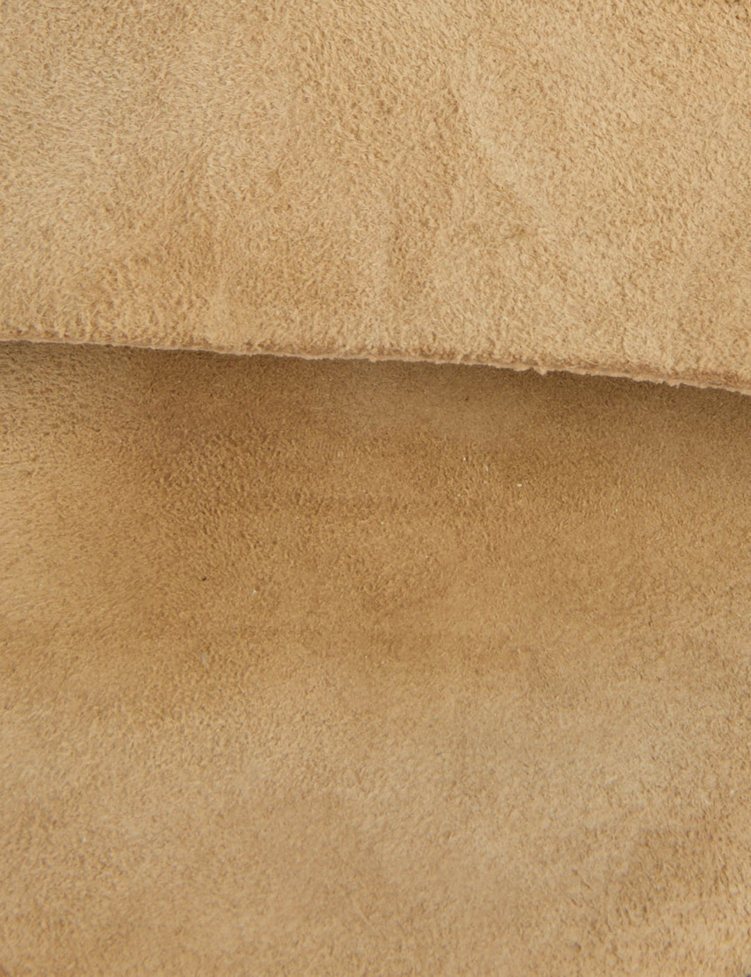 Sandale plates en cuir suédine
