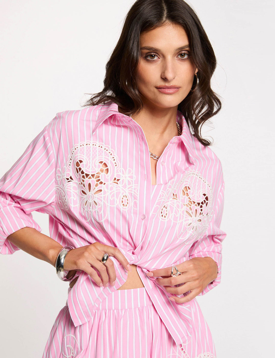 Chemise oversize à rayures