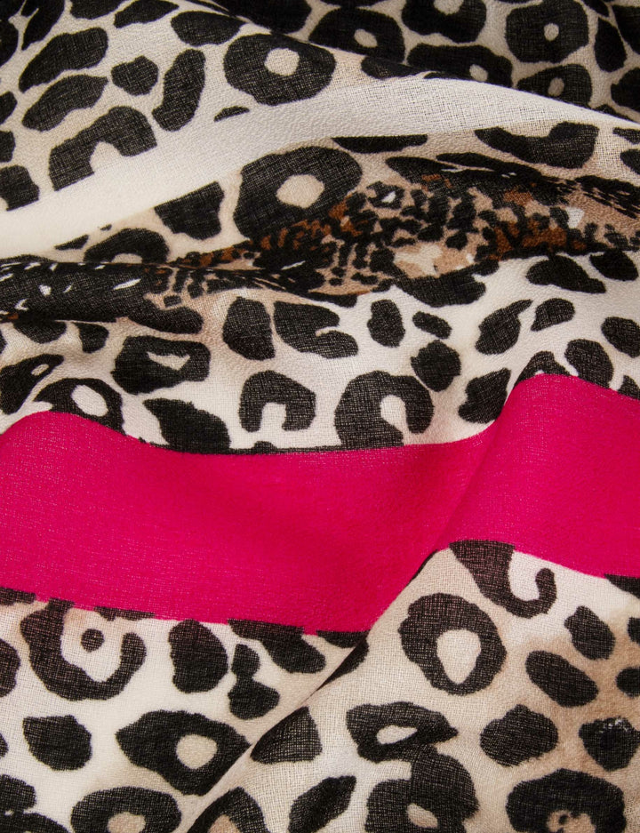 Foulard imprimé animalier