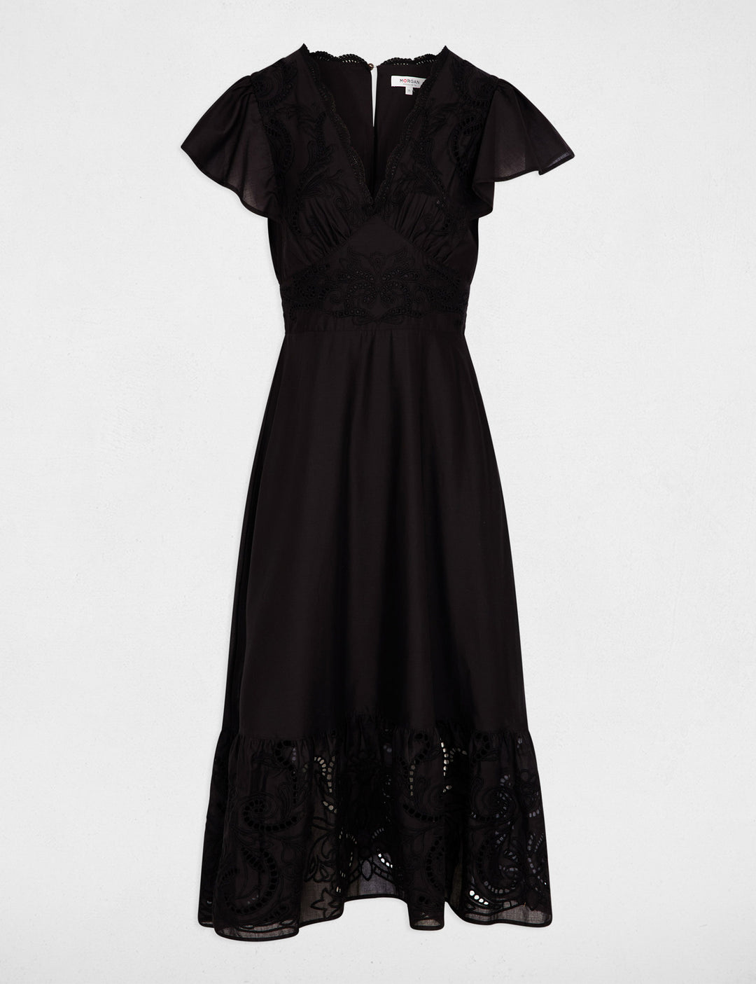 Robe longue broderie