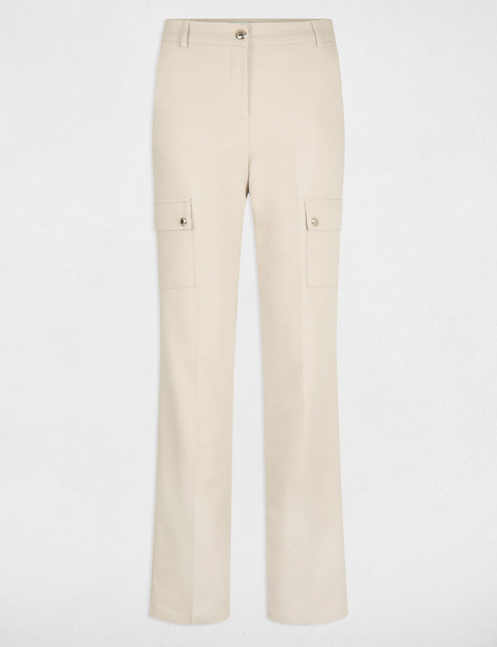 Pantalon ajusté cargo