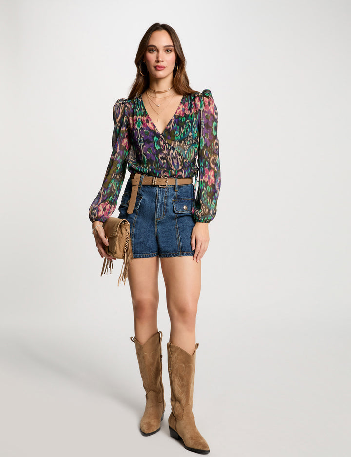 Blouse manches longues