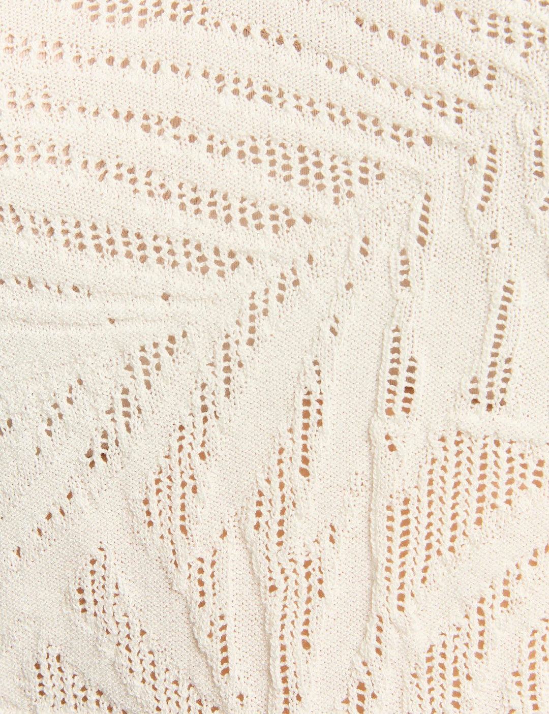 Pull manches courtes ajouré