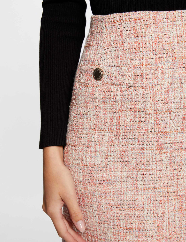 Jupe droite taille haute