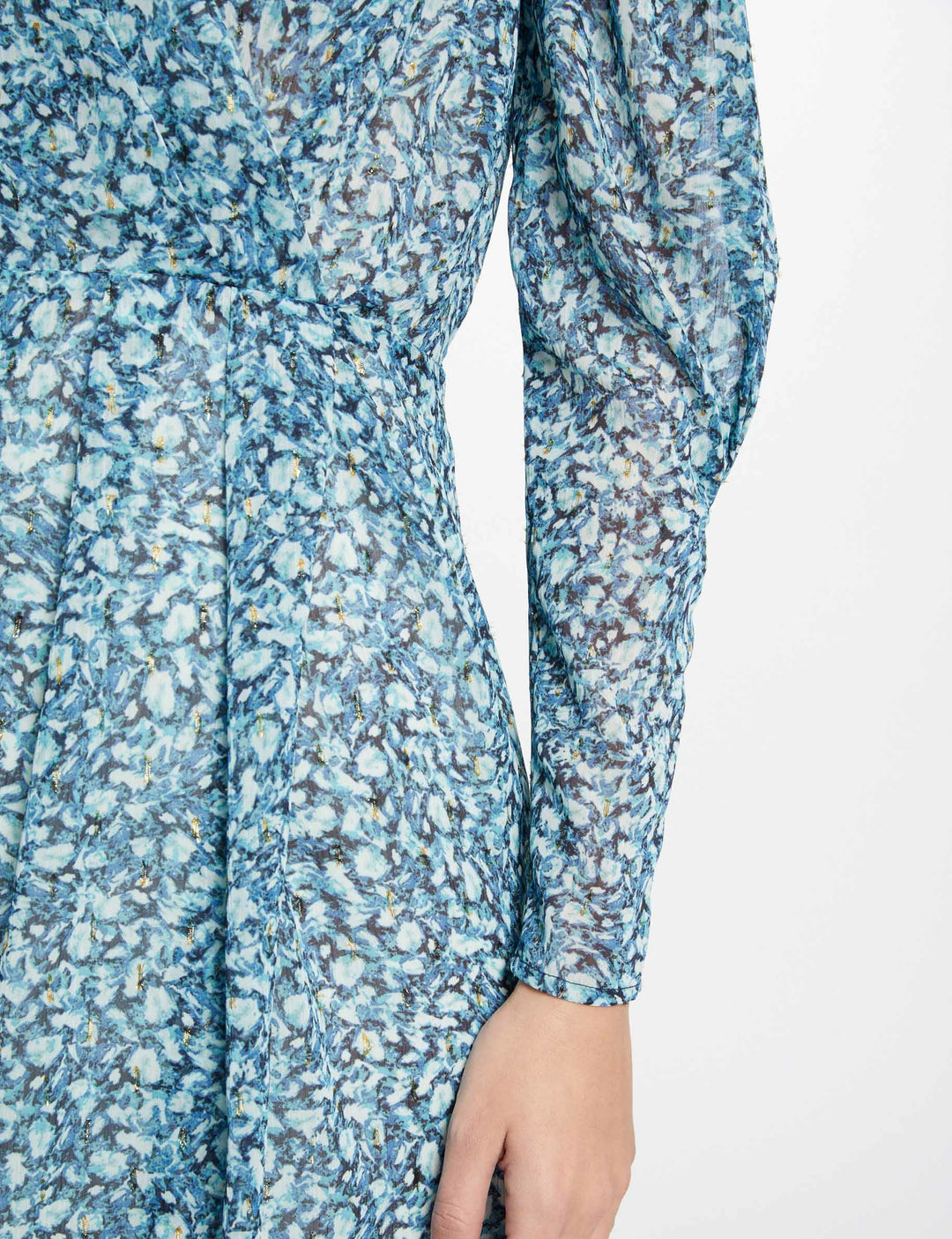 Robe courte imprimé abstrait