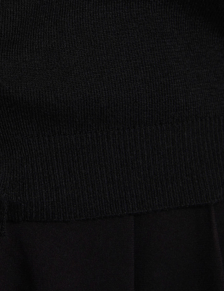 Gilet col en V manches longues
