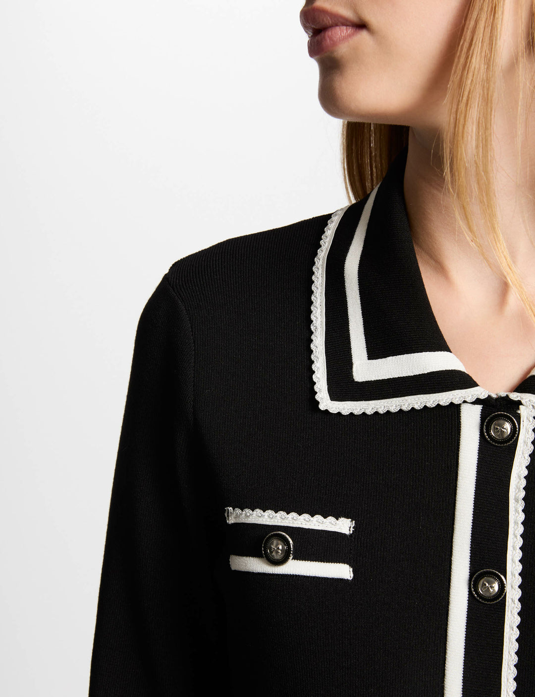 Robe tricot courte trapèze