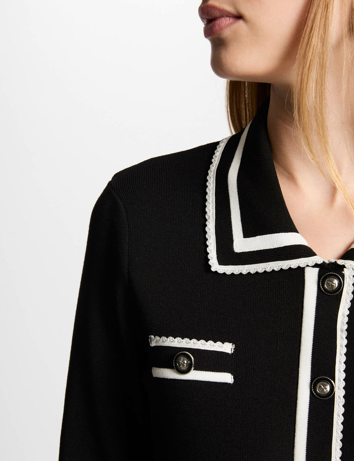 Robe tricot courte trapèze