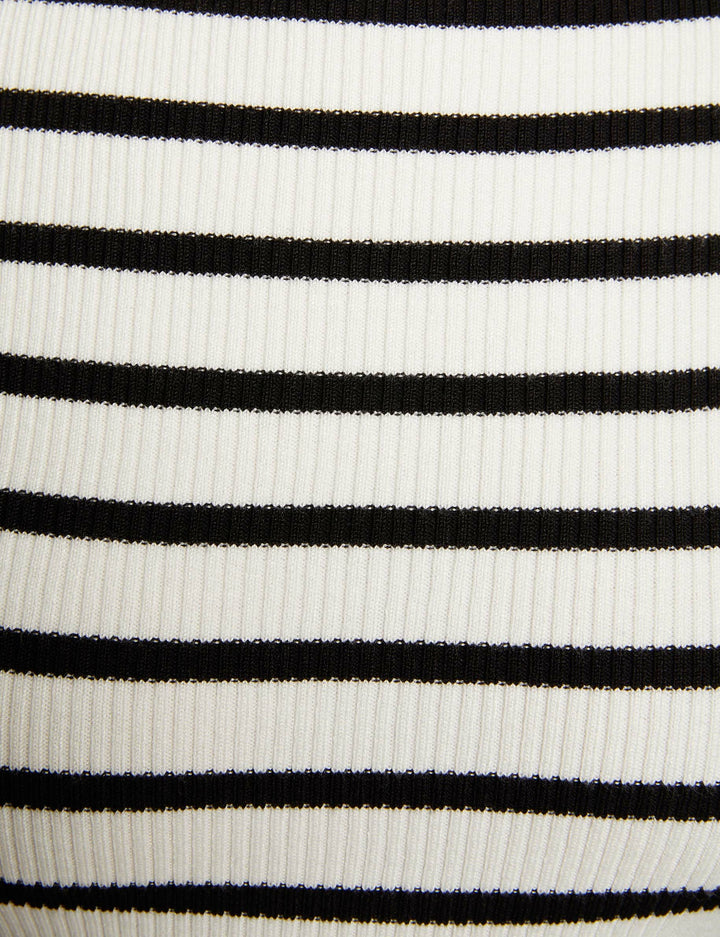Pull manches longues à  rayures