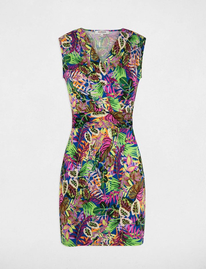 Robe courte imprimée