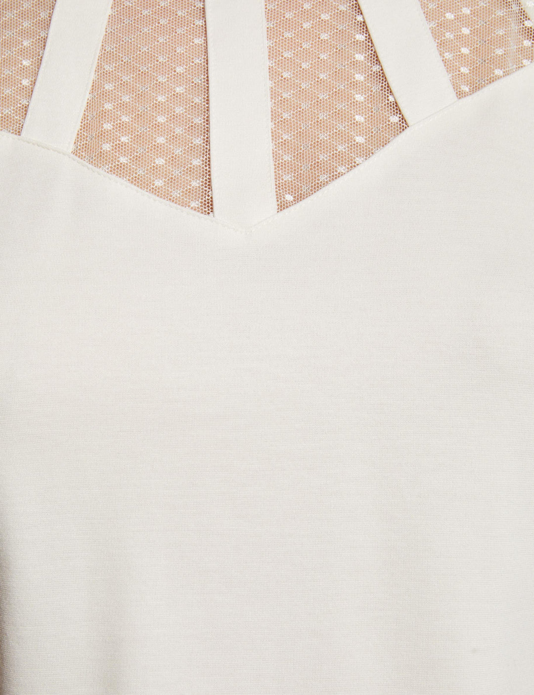 T-shirt manches courtes à  dentelle