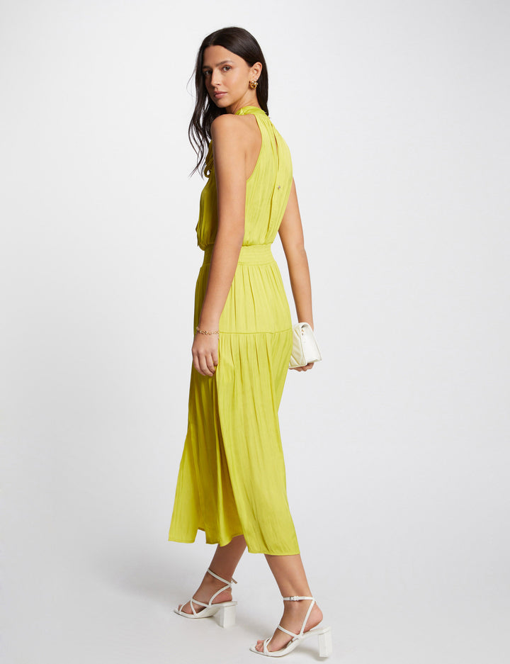 Robe longue droite fluide