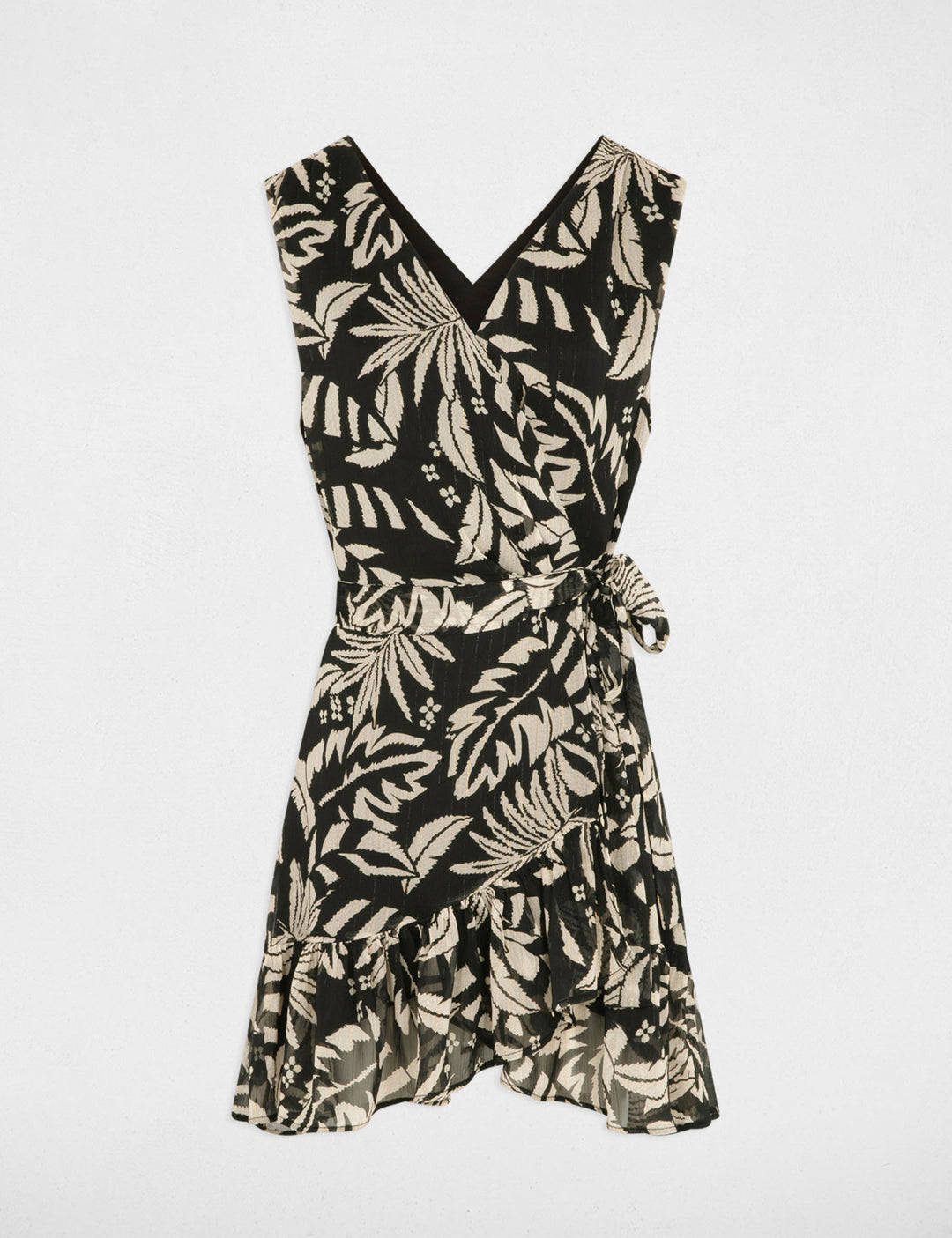 Robe portefeuille imprimée