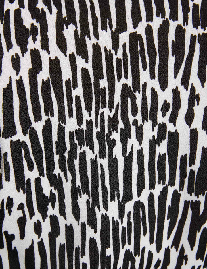 T-shirt manches longues imprimé abstrait